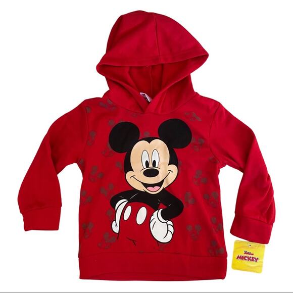 Disney Mickey Mouse Red Hoodie Sweater size 2T - Picture 1 of 1